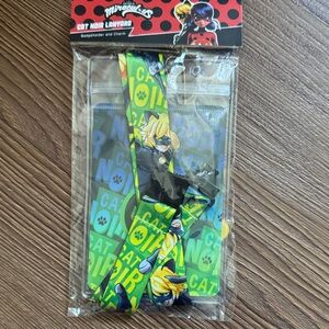 Miraculous Cat Noir Lanyard - Green